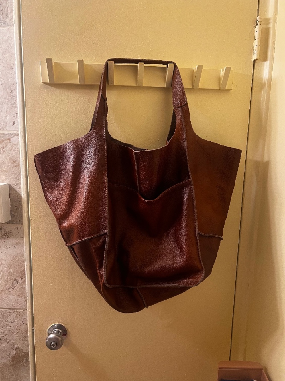 Handmade Oversized Leather Bag
